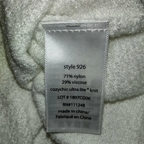 Barefoot Dreams Cozy Chic Ultra Lite Women's Sleeveless Top Size Extra Small - Picture 5 of 6